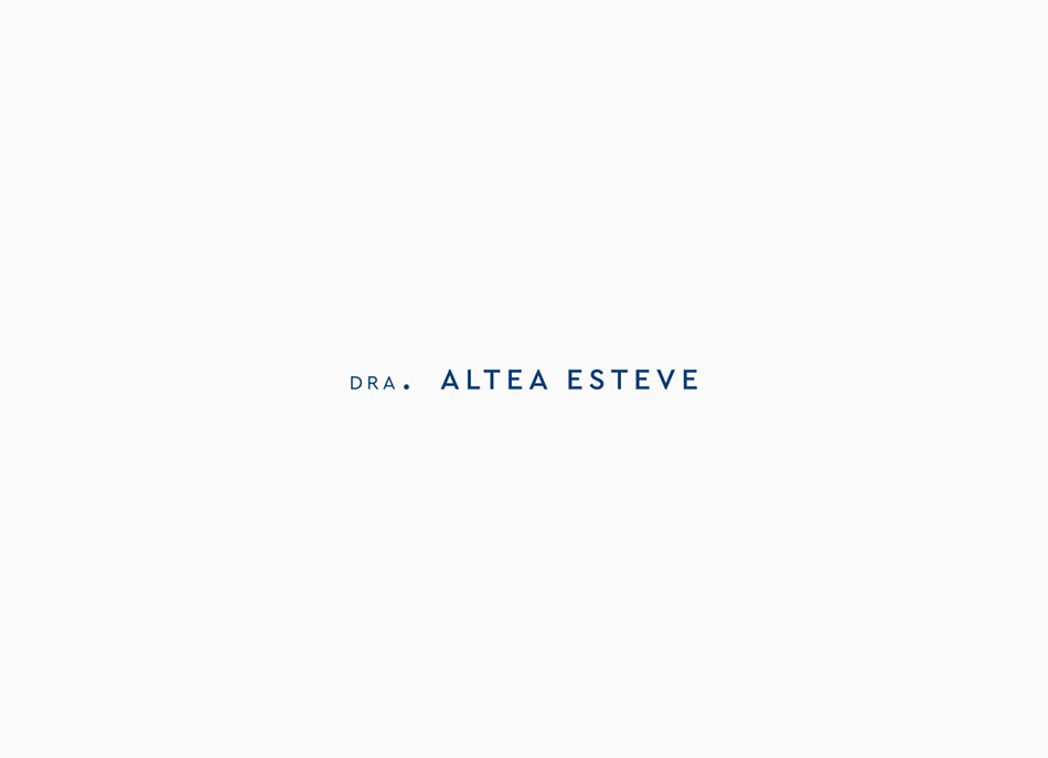 Altea Esteve皮膚科醫療診所標志LOGO設計,品牌VI設計