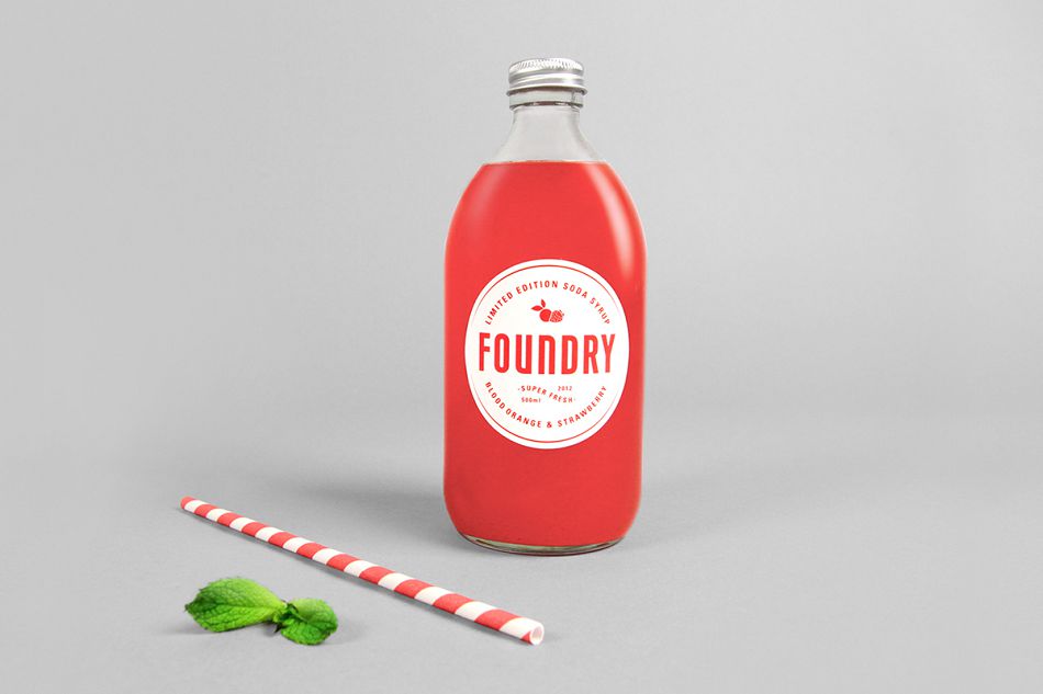 成都摩品包裝設計公司-Foundry Soda Syrup蘇打汽水糖漿品牌包裝設計欣賞